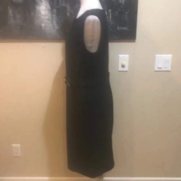 Axcess by Liz Claiborne Career West Black Dress w/Side Pockets fully lined-12 - Picture 2 of 9